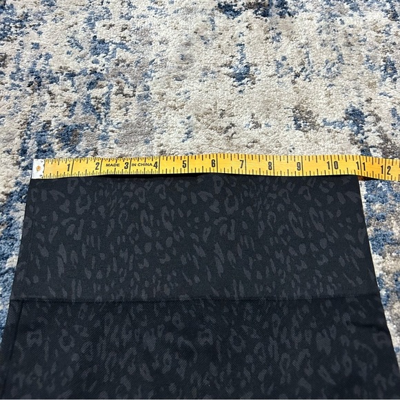 Spanx Black & Gray Speckled Print Hi-Rise Leggings Size Small - Picture 6 of 8
